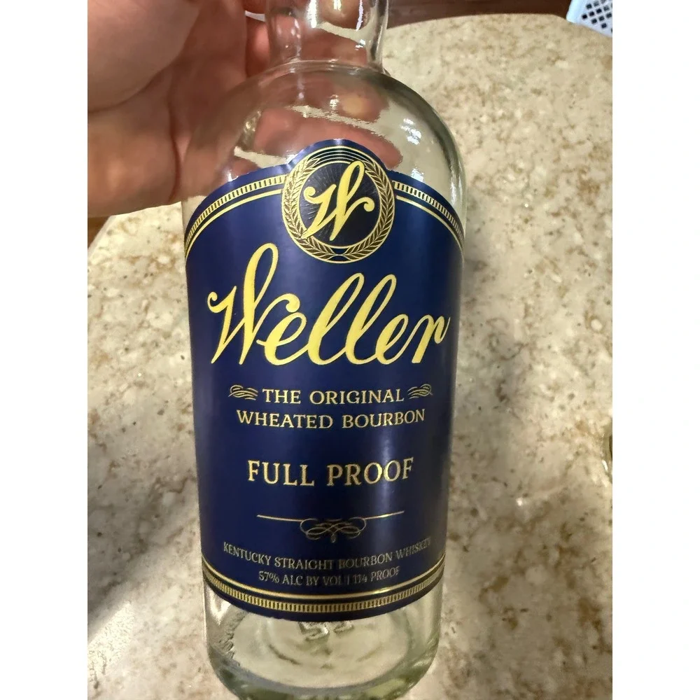 Empty Bourbon Bottle Lot Weller 12 Year Full Proof Special Reserve EH Taylor